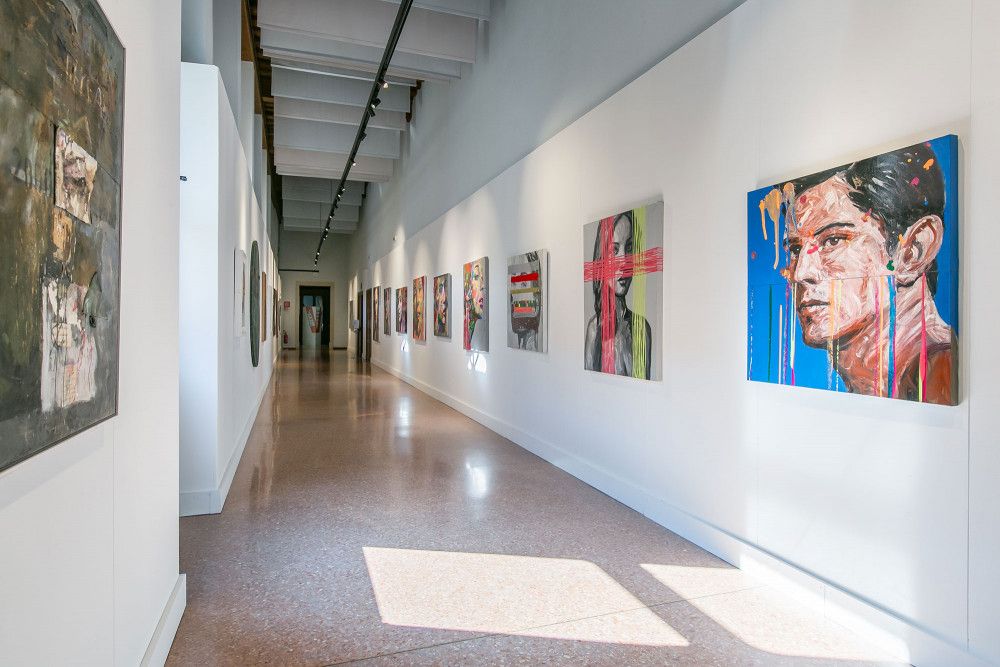 Manica Lunga exhibition hallway - San Servolo Island, Venice