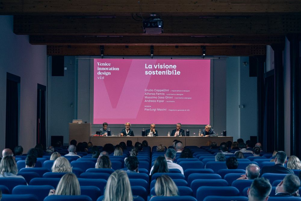 Auditorium, presentazione Venice Innovation Design, Isola di San Servolo Venezia