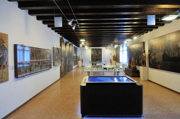 Upper Hall, overall view - Medieval and Modern Section, Torcello Museum, Venice